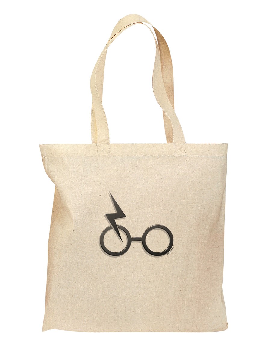 Magic Glasses Grocery Tote Bag by TooLoud-Grocery Tote-TooLoud-Natural-Medium-Davson Sales