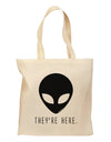 Alien They Are Here Grocery Tote Bag-Grocery Tote-TooLoud-Natural-Medium-Davson Sales