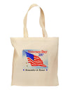 Veterans Day 2015 WaterColor Grocery Tote Bag-Grocery Tote-TooLoud-Natural-Medium-Davson Sales