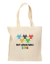 Post-Apocolympics 2014 - Zombie Grocery Tote Bag-Grocery Tote-TooLoud-Natural-Medium-Davson Sales