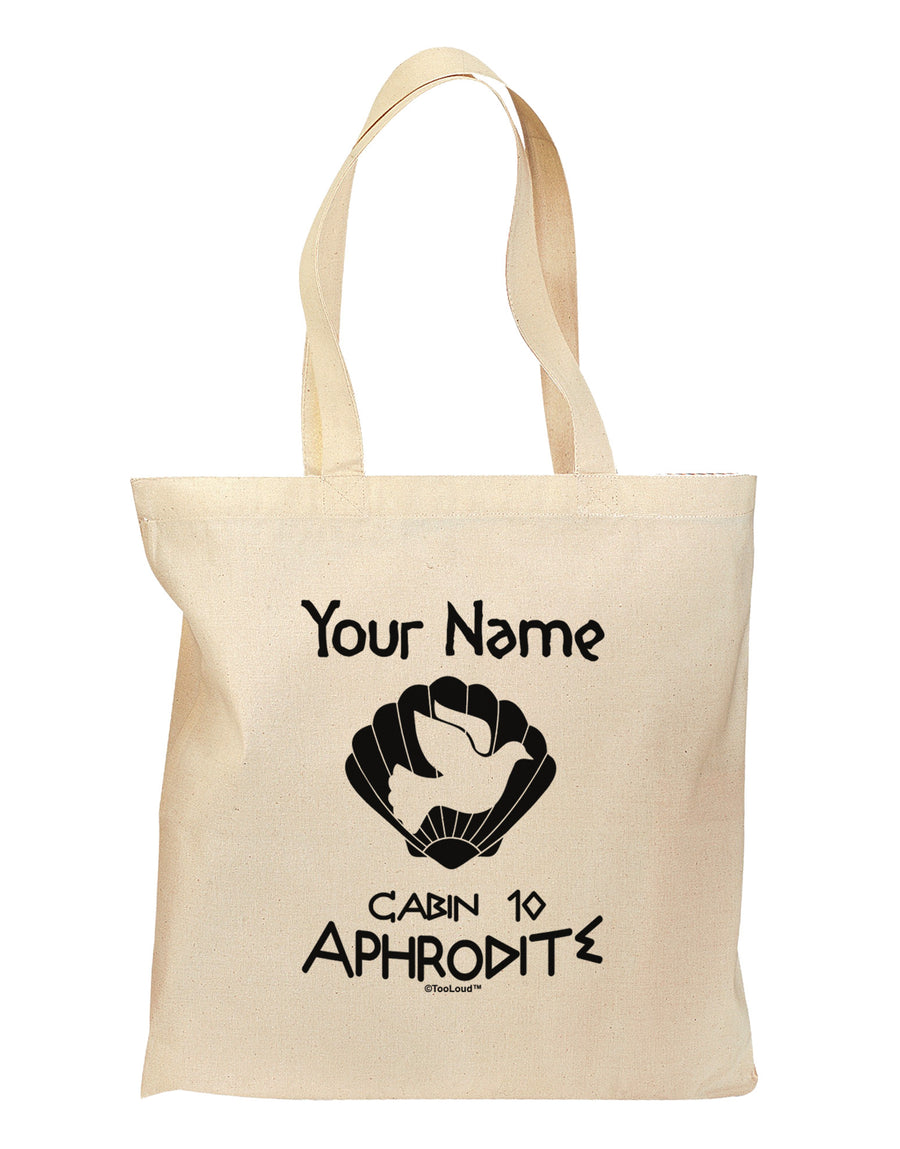 Personalized Cabin 10 Aphrodite Grocery Tote Bag-Grocery Tote-TooLoud-Natural-Medium-Davson Sales