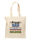 Proud Dad of an American Soldier Grocery Tote Bag-Grocery Tote-TooLoud-Natural-Medium-Davson Sales