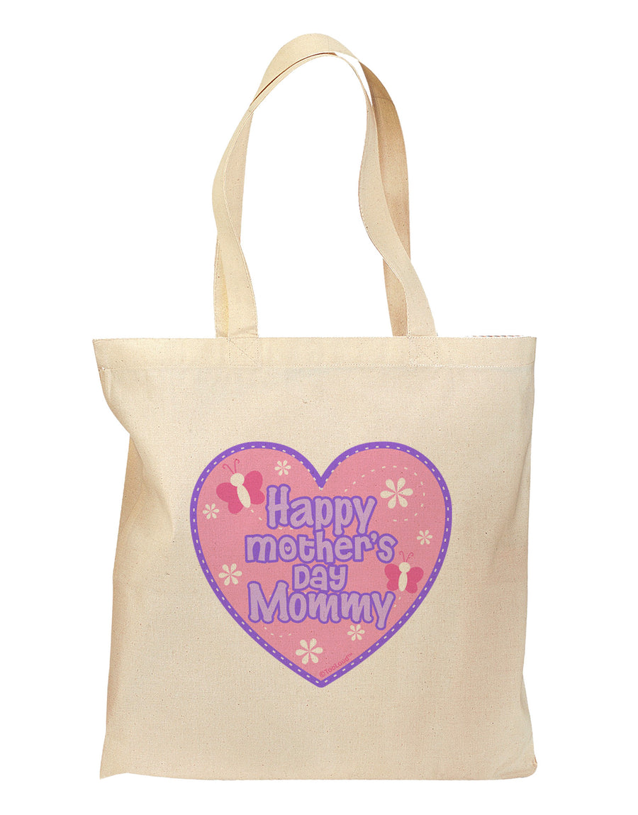 Happy Mother's Day Mommy - Pink Grocery Tote Bag by TooLoud-Grocery Tote-TooLoud-Natural-Medium-Davson Sales