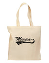 Merica Established 1776 Grocery Tote Bag by TooLoud-Grocery Tote-TooLoud-Natural-Medium-Davson Sales