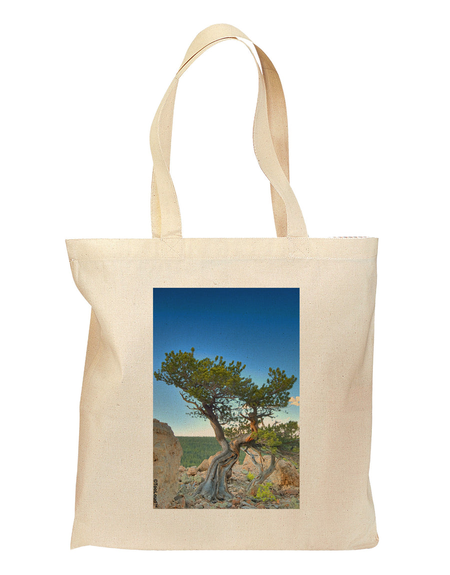 Colorado Landscape Tree Grocery Tote Bag-Grocery Tote-TooLoud-Natural-Medium-Davson Sales