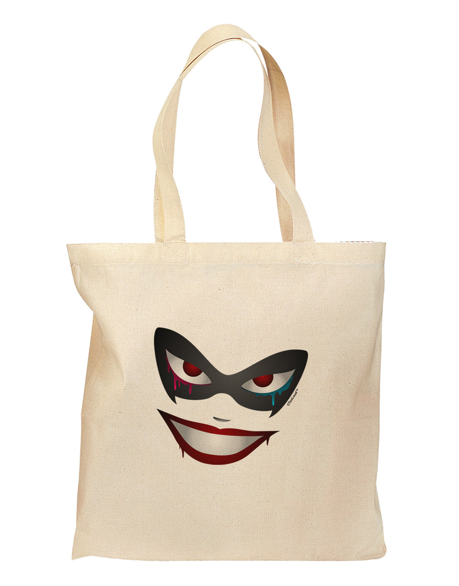 Lil Monster Mask Grocery Tote Bag-Grocery Tote-TooLoud-Natural-Medium-Davson Sales