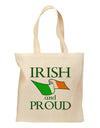 Irish and Proud Grocery Tote Bag-Grocery Tote-TooLoud-Natural-Medium-Davson Sales