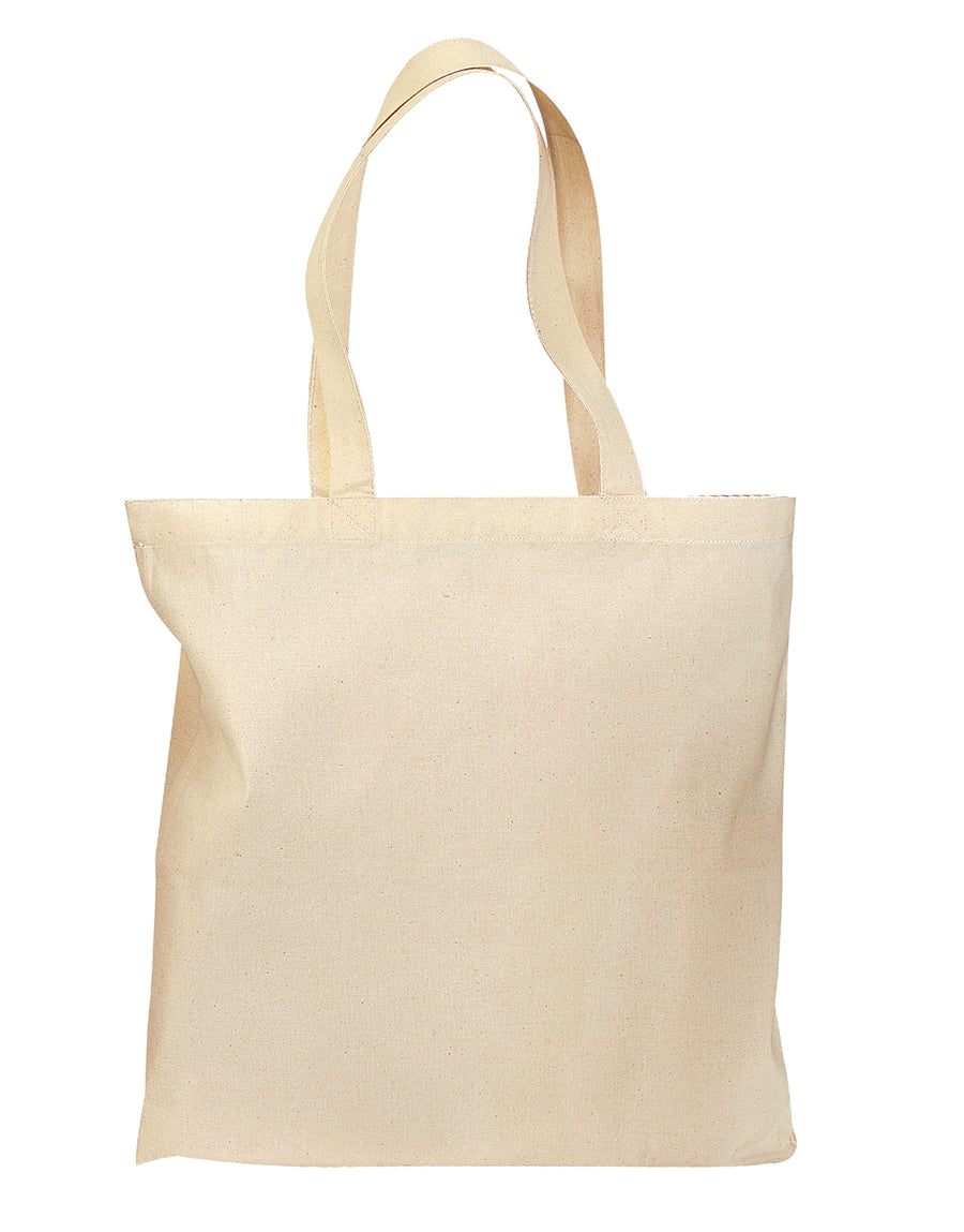 Custom Personalized Image and Text Grocery Tote Bag - Natural Color-Grocery Tote-TooLoud-Natural-Medium-Davson Sales