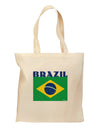 Brazil Flag Grocery Tote Bag-Grocery Tote-TooLoud-Natural-Medium-Davson Sales