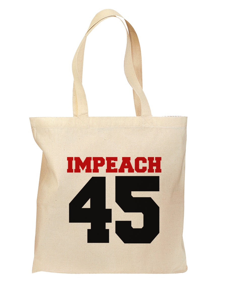 Impeach 45 Grocery Tote Bag - Natural by TooLoud-TooLoud-Natural-medium-Davson Sales