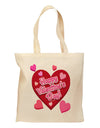 Happy Valentine's Day Romantic Hearts Grocery Tote Bag-Grocery Tote-TooLoud-Natural-Medium-Davson Sales