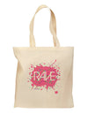 Rave Splatter Pink Grocery Tote Bag-Grocery Tote-TooLoud-Natural-Medium-Davson Sales