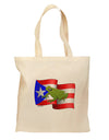 Puerto Rico Coqui Grocery Tote Bag - Natural-Grocery Tote-TooLoud-Natural-Medium-Davson Sales