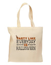 Everyday Is Halloween Grocery Tote Bag-Grocery Tote-TooLoud-Natural-Medium-Davson Sales