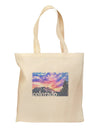 CO Rainbow Sunset Watercolor Text Grocery Tote Bag-Grocery Tote-TooLoud-Natural-Medium-Davson Sales