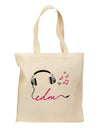 EDM Cord Pink Grocery Tote Bag-Grocery Tote-TooLoud-Natural-Medium-Davson Sales