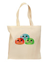 Cute RPG Slime - Trio Grocery Tote Bag by TooLoud-Grocery Tote-TooLoud-Natural-Medium-Davson Sales