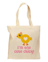 I'm One Cute Chick Grocery Tote Bag by TooLoud-Grocery Tote-TooLoud-Natural-Medium-Davson Sales