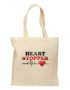 Heart Stopper Grocery Tote Bag-Grocery Tote-TooLoud-Natural-Medium-Davson Sales