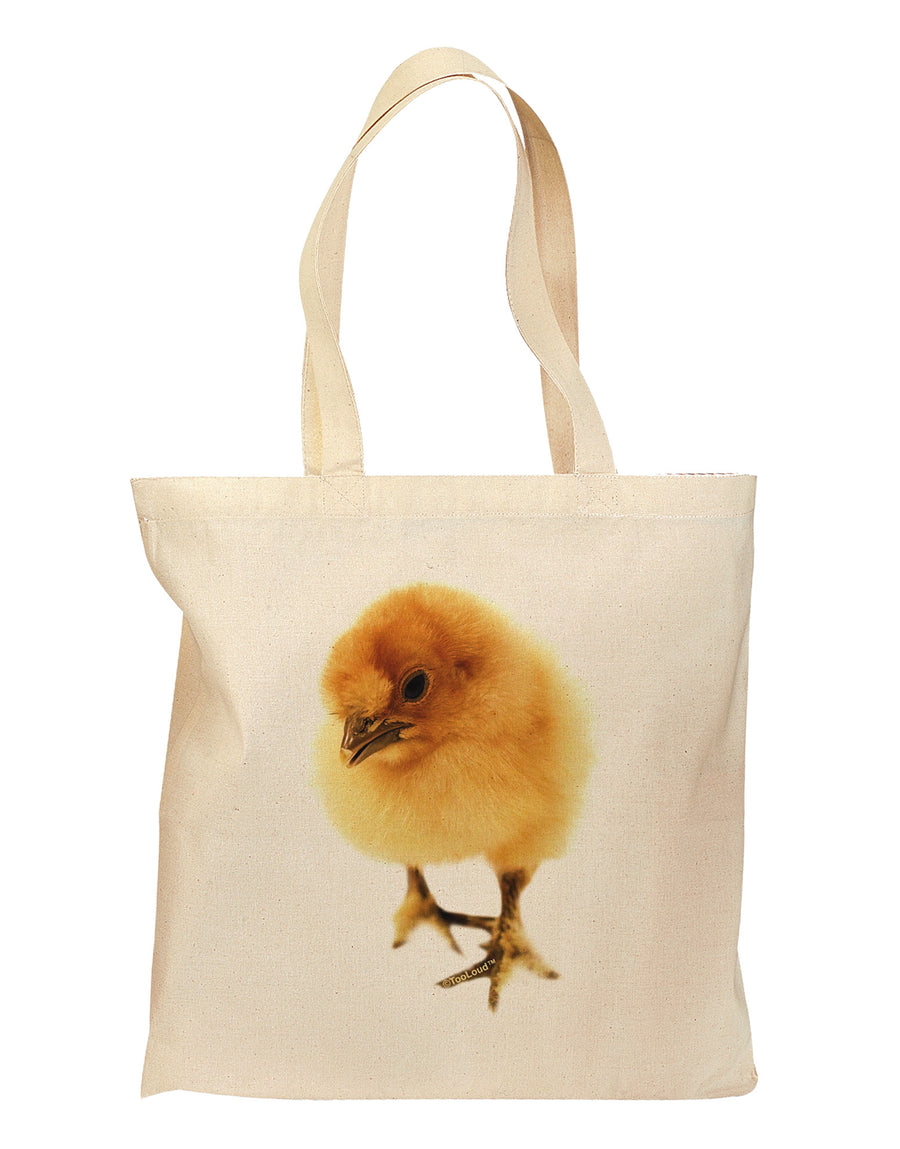 Fluffy Chick Grocery Tote Bag - Natural-Grocery Tote-TooLoud-Natural-Medium-Davson Sales