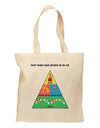 Four Main Food Groups of an Elf - Christmas Grocery Tote Bag-Grocery Tote-TooLoud-Natural-Medium-Davson Sales