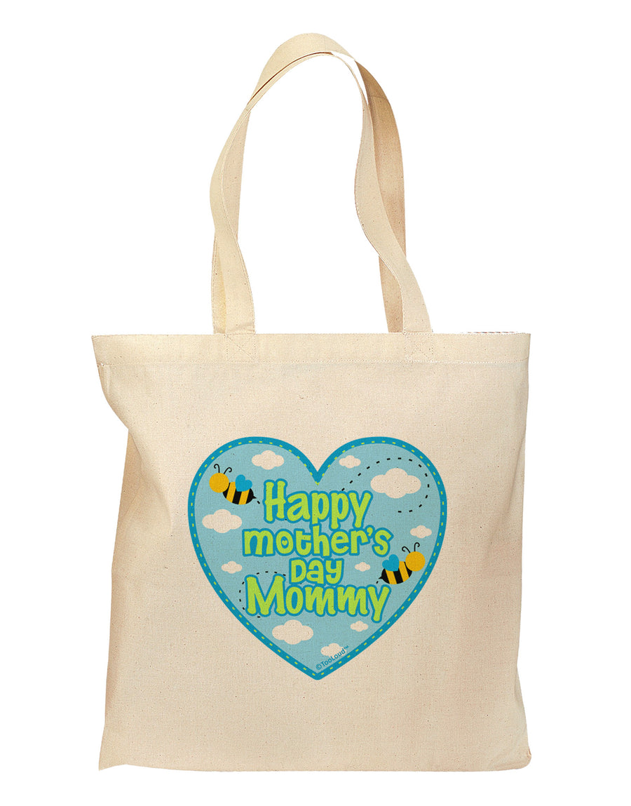 Happy Mother's Day Mommy - Blue Grocery Tote Bag by TooLoud-Grocery Tote-TooLoud-Natural-Medium-Davson Sales