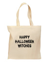 Happy Halloween Witches Grocery Tote Bag-Grocery Tote-TooLoud-Natural-Medium-Davson Sales