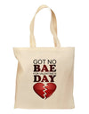 No Bae For Valentine's Day Grocery Tote Bag-Grocery Tote-TooLoud-Natural-Medium-Davson Sales