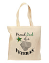 Dad of Veteran Grocery Tote Bag-Grocery Tote-TooLoud-Natural-Medium-Davson Sales