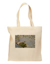 Bullfrog In Water Grocery Tote Bag - Natural by TooLoud-Grocery Tote-TooLoud-Natural-Medium-Davson Sales