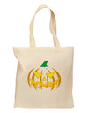 Trick or Treat Jack Yellow Grocery Tote Bag-Grocery Tote-TooLoud-Natural-Medium-Davson Sales