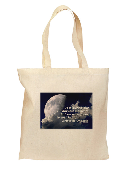 Our Darkest Moments Grocery Tote Bag - Natural-Grocery Tote-TooLoud-Natural-Medium-Davson Sales