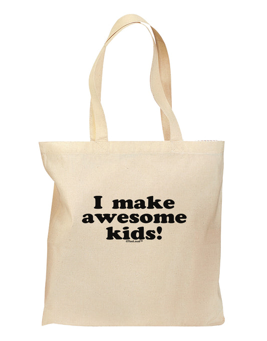 I Make Awesome Kids Grocery Tote Bag by TooLoud-Grocery Tote-TooLoud-Natural-Medium-Davson Sales