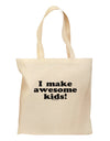 I Make Awesome Kids Grocery Tote Bag by TooLoud-Grocery Tote-TooLoud-Natural-Medium-Davson Sales