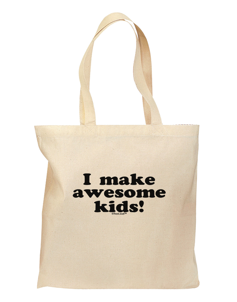 I Make Awesome Kids Grocery Tote Bag by TooLoud-Grocery Tote-TooLoud-Natural-Medium-Davson Sales