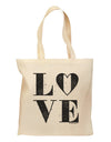 Love Splatter Grocery Tote Bag - Natural-Grocery Tote-TooLoud-Natural-Medium-Davson Sales