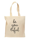 BeYouTiful - Beautiful Grocery Tote Bag-Grocery Tote-TooLoud-Natural-Medium-Davson Sales