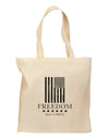 Freedom Flag BnW Grocery Tote Bag-Grocery Tote-TooLoud-Natural-Medium-Davson Sales