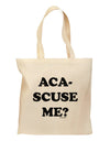 Aca-Scuse Me Grocery Tote Bag-Grocery Tote-TooLoud-Natural-Medium-Davson Sales