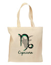 Capricorn Symbol Grocery Tote Bag-Grocery Tote-TooLoud-Natural-Medium-Davson Sales
