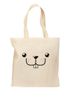 Kyu-T Face - Buckley the Beaver Grocery Tote Bag-Grocery Tote-TooLoud-Natural-Medium-Davson Sales