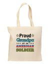 Proud Grandpa of an American Soldier Grocery Tote Bag-Grocery Tote-TooLoud-Natural-Medium-Davson Sales