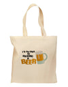 I'd Rather Be Having A Beer Grocery Tote Bag-Grocery Tote-TooLoud-Natural-Medium-Davson Sales