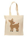 Cute Little Rudolph the Reindeer - Christmas Grocery Tote Bag by TooLoud-Grocery Tote-TooLoud-Natural-Medium-Davson Sales