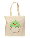 Cute Hatching Chick - Green Grocery Tote Bag by TooLoud