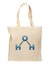 Water Molecule Grocery Tote Bag by TooLoud-Grocery Tote-TooLoud-Natural-Medium-Davson Sales