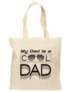 My Dad is a Cool Dad Grocery Tote Bag-Grocery Tote-TooLoud-Natural-Medium-Davson Sales