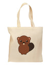 Cute Beaver Grocery Tote Bag-Grocery Tote-TooLoud-Natural-Medium-Davson Sales