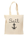 Sail Nautical Sailor Boating Grocery Tote Bag-Grocery Tote-TooLoud-Natural-Medium-Davson Sales