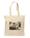 Laying White Wolf Grocery Tote Bag - Natural-Grocery Tote-TooLoud-Natural-Medium-Davson Sales